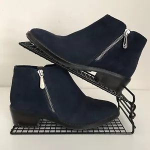 Botines Emu Australia UK 4 Azul Marino Gamuza Botines - Imagen 1 de 8