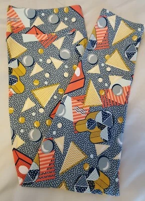 LuLaRoe TC Disney Leggings Mickey Mouse Años 80 Estampado Retro Azul Rosa Dorado Amarillo Foto 1 de 4