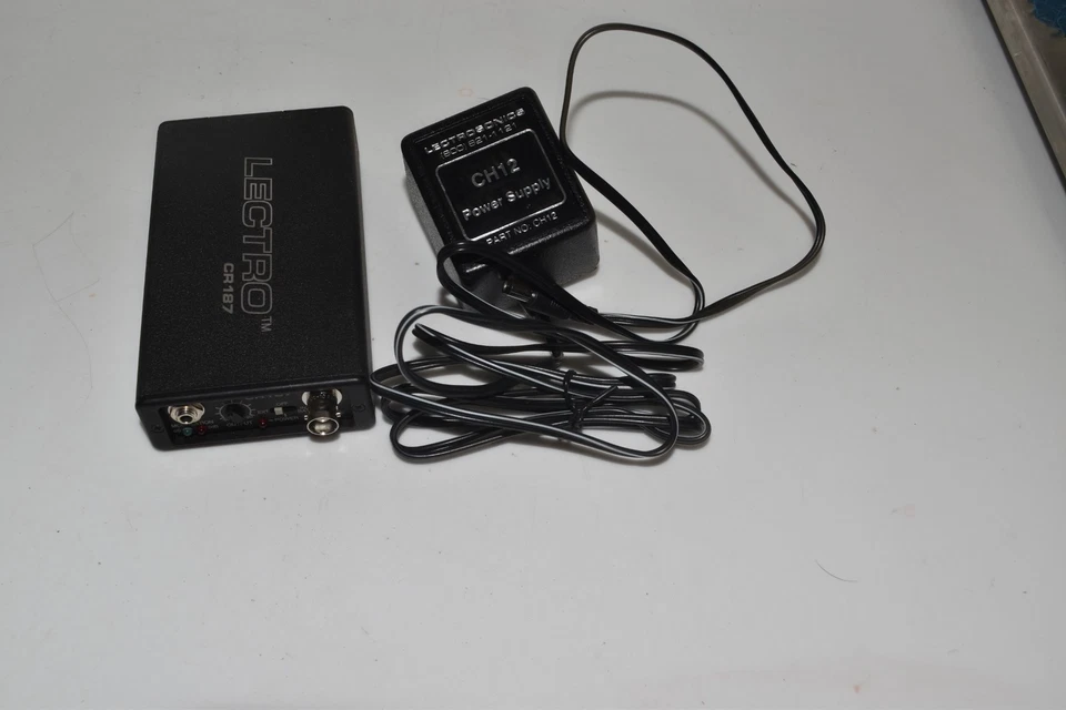 ^^ LECTROSONICS INC LECTRO CR187 WIRELESS MICROPHONE RECEIVER (SMJ76) - Image 1 of 4