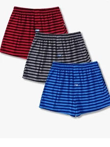 BAMBOO COOL Men's Sz XXL 3-Pack Bamboo Boxers Classic Relaxed Fit New - Picture 1 of 6