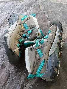 Botas de Senderismo Keen Targhee II Mid Secas Impermeables Para Mujer 10 Gris Verde azulado Azul - Imagen 1 de 8