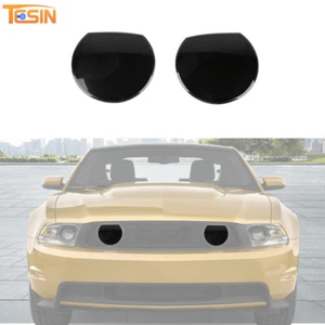 Cubierta de luz de parachoques delantero negro ahumado para Ford Mustang 10-14 - Imagen 1 de 9