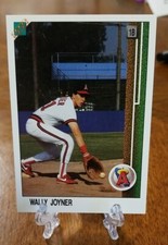 1989 UD Upper Deck #700 WALLY JOYNER California Angels PROMO Hologram at Bottom