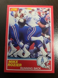 1989 Score Mike Rozier football card #172.