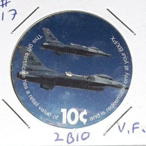 2nd Print 2B10 10 cents AAFES Pogs from 2003 printing Very Fine - Picture 1 of 2