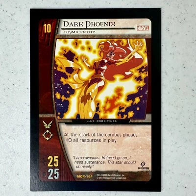Marvel VS Dark Phoenix Oversize Promo card 5" x 7" 1st Edition TCG CCG Ltd Ed - Image 1 of 4