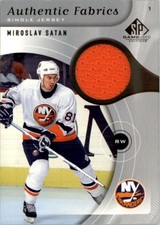 2005-06 SP Game Used Authentic Fabrics #AFSA Miroslav Satan