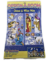 NEW SEALED Design-A-Room  Christmas Nativity JESUS & WISE MEN SET