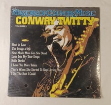 Conway Twitty - History Of Country Music Volume 1 - SEALED LP Vinyl Record 1981