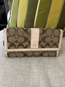 Cartera sobre Coach para mujer color tostado y crema 6k13 - Imagen 1 de 8