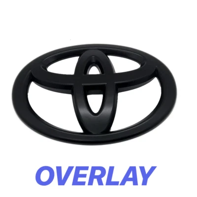 Emblemas de parrilla delantera superposición apagón mate Toyota Tundra 2022-25 nuevos Foto 1 de 4