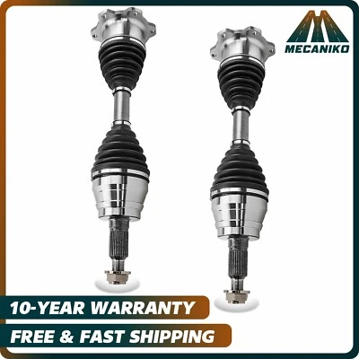 2x Front CV Axle for 4WD Chevy GMC Silverado Sierra 1500 2500 3500 Hummer H2 - Image 1 of 4