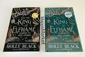 2 SIGNED King of Elfhame by HOLLY BLACK B&N and OWLCRATE 1st Editions BRAND NEW - Picture 1 of 12