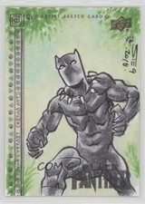 2018 Upper Deck Marvel Black Panther Sketch Cards 1/1 Mark Stegbauer Auto 5za