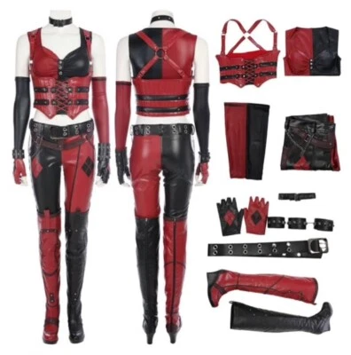NUEVO Disfraz Batman ARKHAM Mujer ADULTO HARLEY QUINN Talla 26-28 Foto 1 de 4
