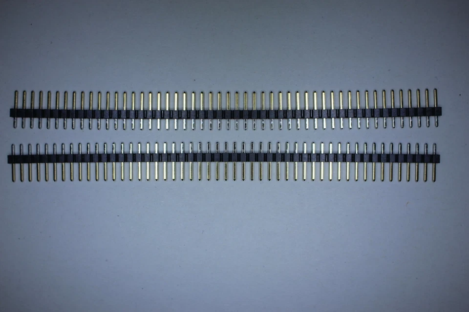 10 Stück Stiftleiste 50 pol RM 2,54  vergoldet  teilbar - Bild 1 von 1