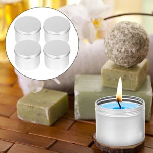 4 Pcs Metal Storage Tin Tinplate Cookie Jars Bakery Treat Boxes - Picture 1 of 12