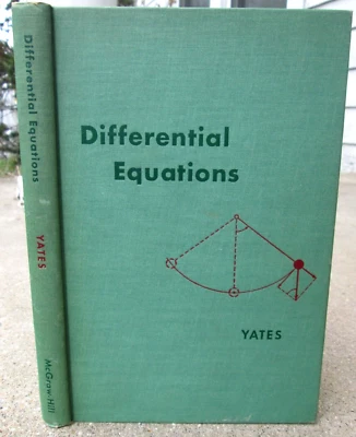 Differential Equations by Robert Yates Hardcover 1952 1st Edition - Image 1 of 4