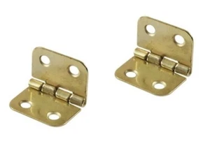2 x Mini 1"/25mm BRASS PLATED Hinge Jewellery/Cigar/Trinket Box Tiny/Small - Picture 1 of 1