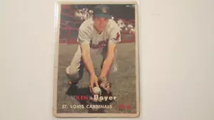 1957 Topps Baseball #122 Ken Boyer St. Louis Cardinals off grade - Picture 1 of 1