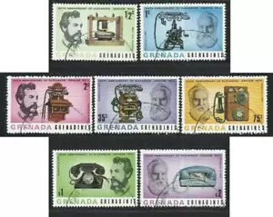 Grenada Grenadines - 1977 7v. CTO NH 100 Years of Telephone Communications - Picture 1 of 1
