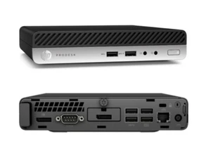 FCS HP ProDesk 400 G3 Mini Computer Intel i3 7100T CPU 8GB Ram 1TB SSD Windows11 - Picture 1 of 6