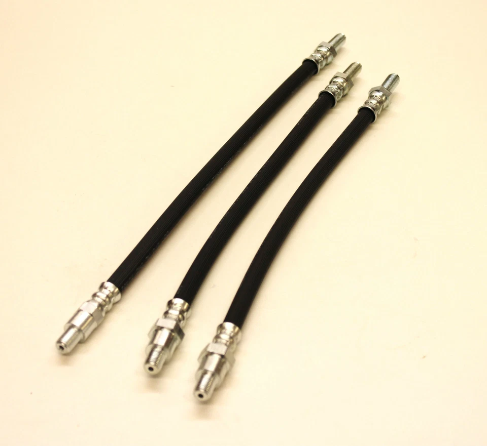 FORD ANGLIA 105E & 123E 1959 - 1967 CAR SET OF 3 FLEXIBLE BRAKE HOSES - Image 1 of 1