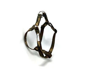 Green Army Print, Camouflage Adjustable Dog Harness - Picture 1 of 4