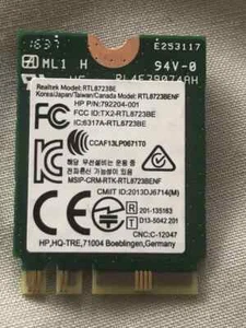 HP 792204-001, REAKTEK RTL8723BE, HP PAVILION15-AB153NR, WIFI WIRELES/BOX-9-DT - Afbeelding 1 van 1