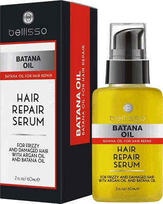 Batana Oil Hair Serum Repair Thinning Dry Damaged Fine and Split Ends Anti Frizz - Image 1 of 4