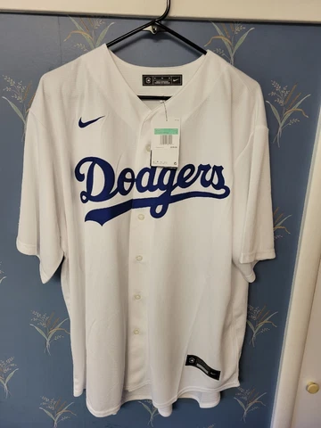 Nike Los Angeles Dodgers Cody Bellinger #35 Jersey White Men’s Sz XL $135 NWT Cover