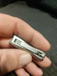 Antique 1896 "The Gem" Small 2" Finger Nail Clippers - HC Cook Co. Ansonia Conn. - Picture 1 of 6