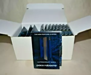 12x NIB Paco Rabanne Ultraviolet Man EDT Vial spray .05 oz each đŸ’™Sealed - Picture 1 of 2