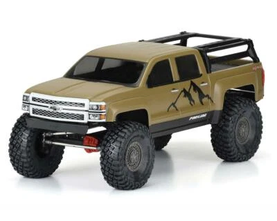 Pro-Line 2015 Chevrolet Silverado 13.9" Crawler Body (Clear) [PRO3585-00] - Image 1 of 4