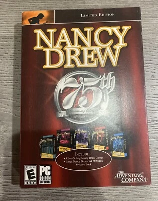 Nancy Drew 75th Anniversary Limited Edition Box (PC CD-ROM, 2005) - New Sealed - Image 1 of 4