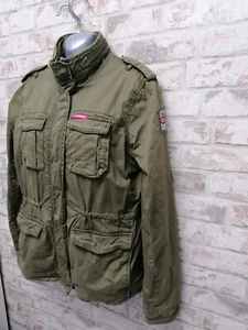 Superdry The  Military, fur Lined - Girls Jacket Size 13-14 Years - Picture 1 of 20