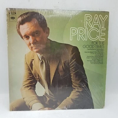 RAY PRICE Vinyl Lp FOR THE GOOD TIMES 1970 Columbia C 30106 - Image 1 of 4