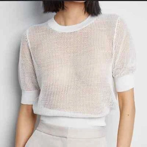 Top in maglia bianco Babaton - Foto 1 di 8
