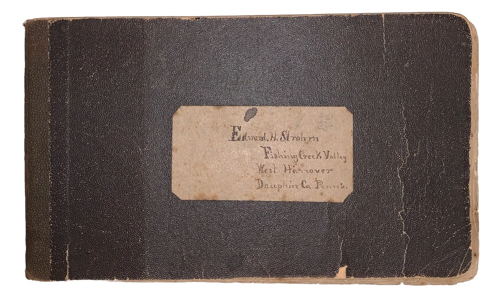 1888-89, MANUSCRIPT MUSIC BOOK, DAUPHIN COUNTY, PENNSYLVANIA, HANDWRITTEN - Image 1 of 4