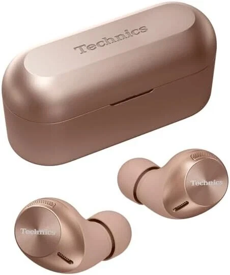 Technics EAH-AZ40 Auriculares Inalámbricos Bluetooth Cancelación de Ruido Oro Rosa Foto 1 de 1