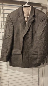 Blazer vintage Stafford abrigo deportivo para hombre talla 40 gris negro largo Slv Pkts botones - Imagen 1 de 12