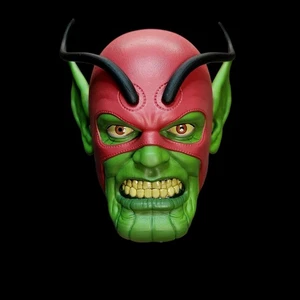 Marvel Legends Haslab Giant Man Painted Skrull Head Custom 3d Printed - Bild 1 von 8