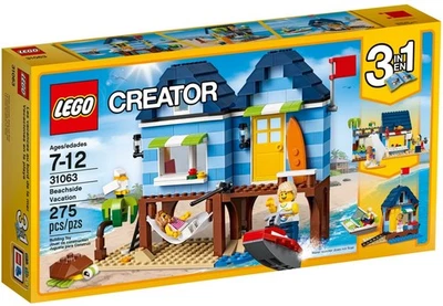 LEGO Creator 3-in-1 31063 Beachside Vacation - Brand New Sealed, Retired, Rare - Image 1 of 2