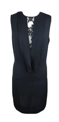 Robert Rodriguez Silk Midi Dress Lace Detail Size Small / UK 10 - Image 1 of 4