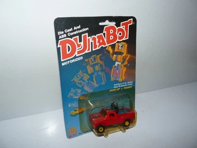 ancien jouet dynabot transformers mc toy / pick up rouge robot / neuf - Photo 1/4