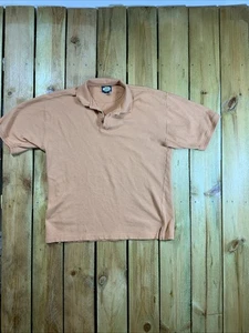 Tommy Bahama Shirt Mens Large Orange Short Sleeve Collared Polo Silk Blend Adult - Picture 1 of 7