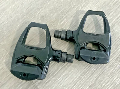 SHIMANO TIAGRA CLIPLESS PEDALS MODEL A540 322 GRAMS NO CLEATS - Image 1 of 4