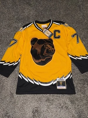 Camiseta deportiva de hockey juvenil Mitchell & Ness Boston Bruins Ray Bourque #77 NHL L/XL nueva Foto 1 de 4