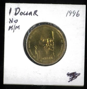 1996 Australia Last Father Federation Henry Parkes $1 Non-Mmrk Carded Coin issue - Bild 1 von 2