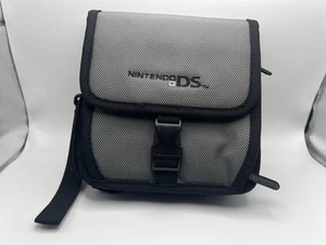 Nintendo DS Grau Reiseetui Reißverschlusstasche Tragetasche mit Schultergurt - Bild 1 von 5